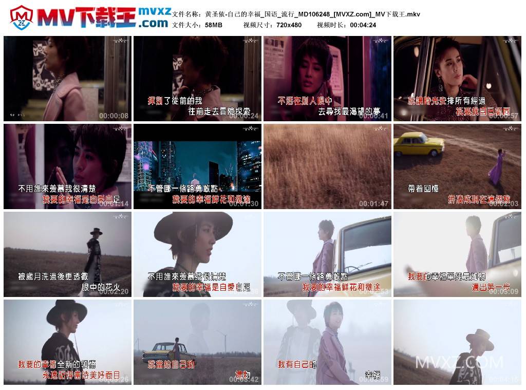 黄圣依-自己的幸福_国语_流行_MD106248